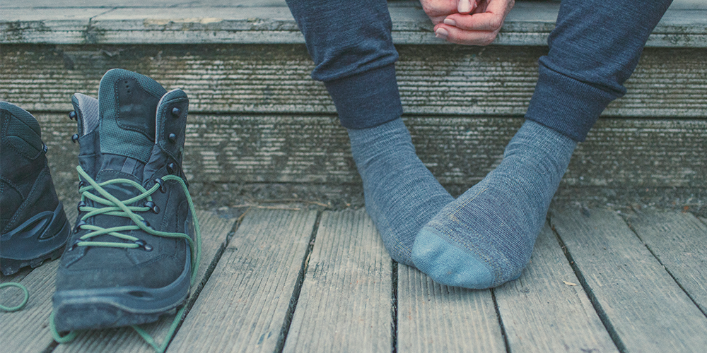Hold fødderne tørre på turen - gode sokker
