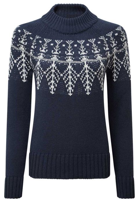 Highline Intarsia Sweater Women Tentree - Fleece, strik og trøjer - Tøj